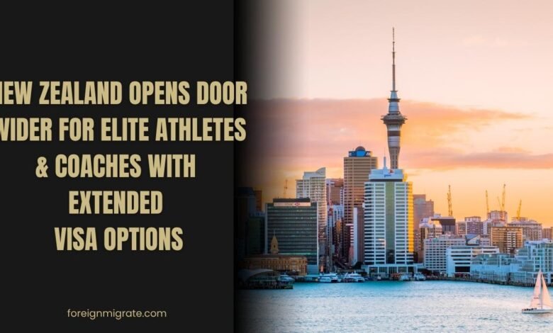 New Zealand Opens Door Wider for Elite Athletes & Coaches with Extended Visa Options